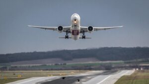 飛行機　留学